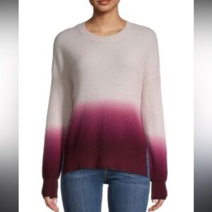 Amicale Ombré Cashmere Sweater, size L